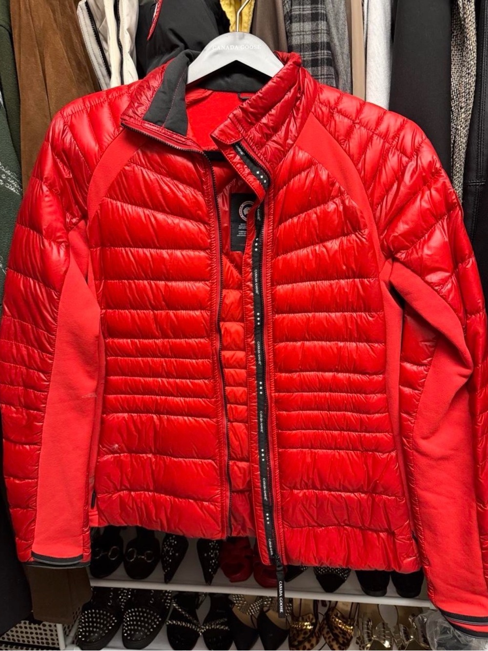 Canada Goose Women’s Red Hybrid Jacket